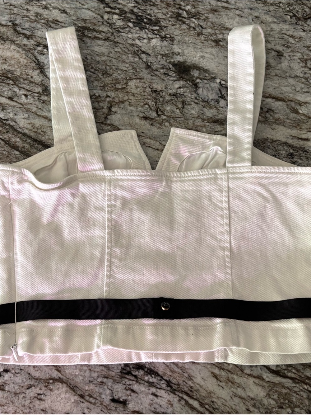 Anthropologie Maeve Structured Corset Top Size 8 Sold out Online - Picture 7 of 9